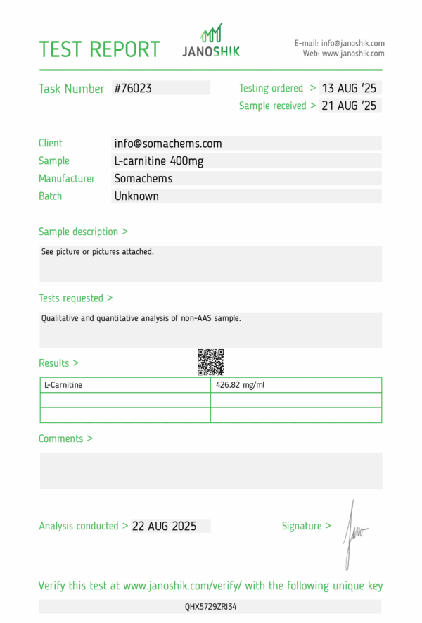 L-CARNITINE - Image 3