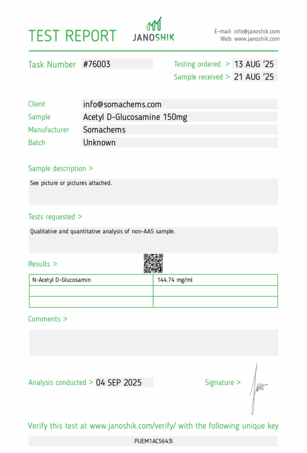 Acetyl D-Glucosamine - Image 2