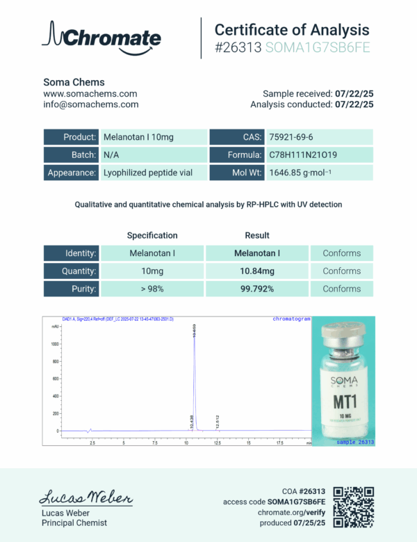 Melanotan 1 (MT1) - Image 2