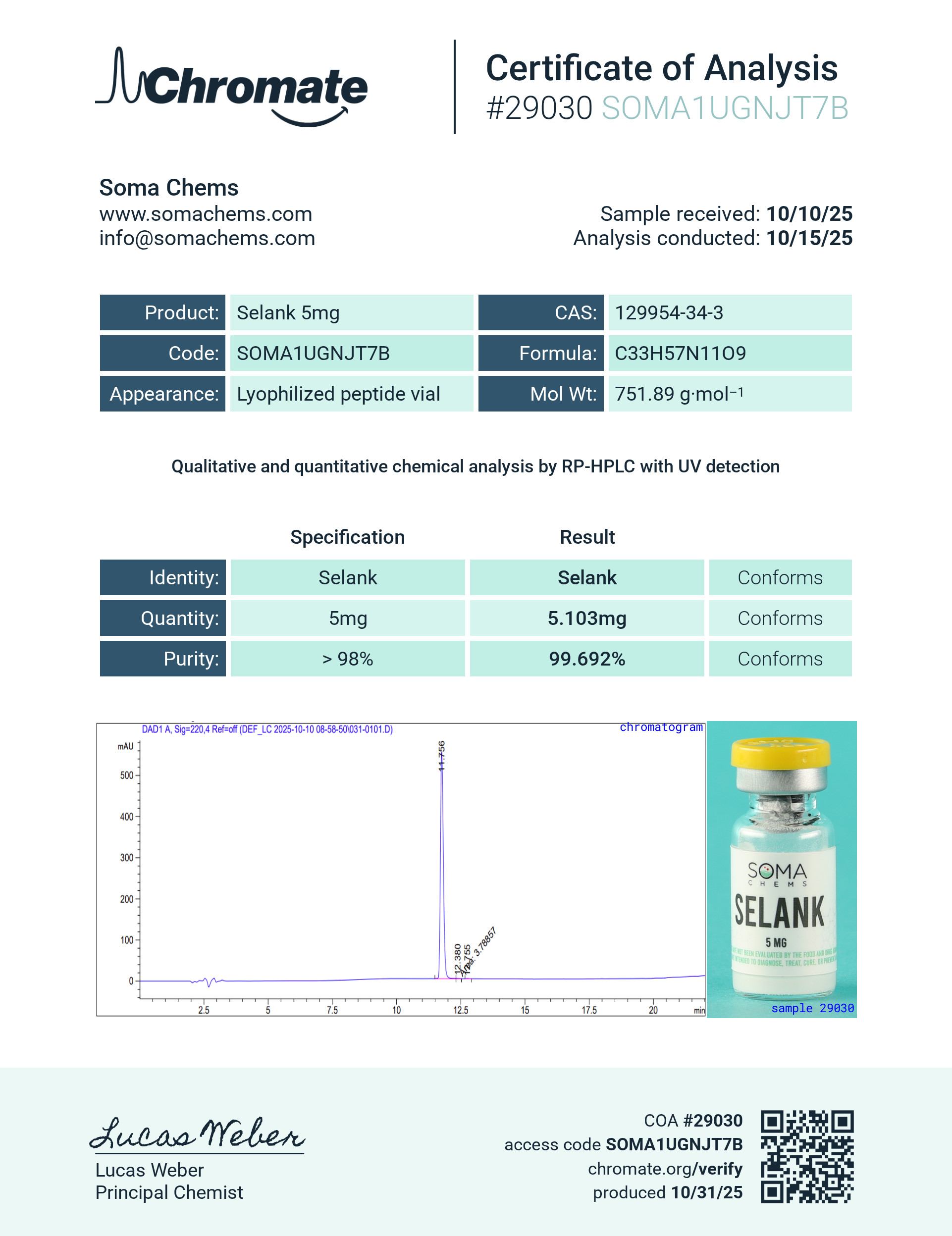 Selank Peptide 2 Selank Peptide - Image 2